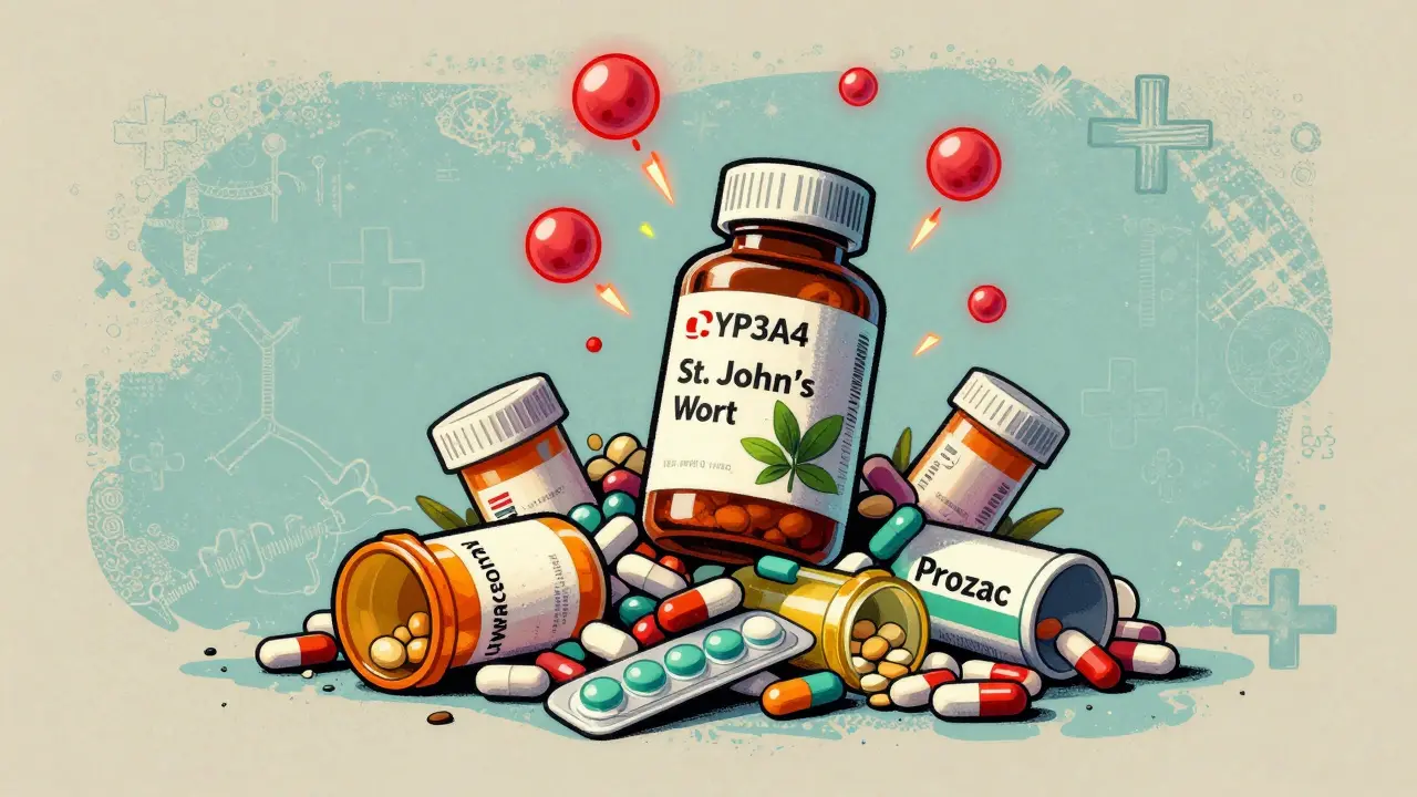 St. John’s Wort and Prescription Drugs: What You Need to Know About Dangerous Interactions