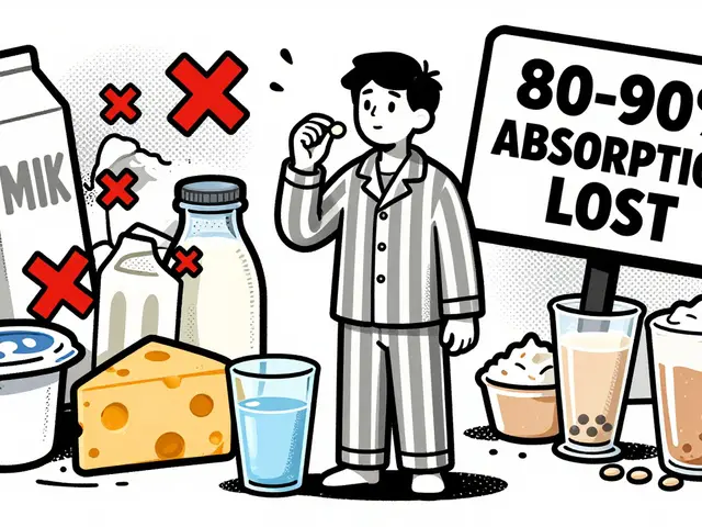 Dairy Products and Bisphosphonates: How to Avoid Absorption Interference