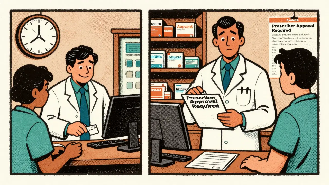 Split scene: pharmacist quickly dispensing in Texas vs. stalled by bureaucracy in Alabama